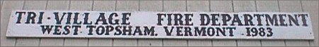 [tri-village fire department]