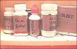 [the inside of my medicine cabinet; revealing, no? no.]